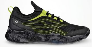 Ecco Biom H5 scarpe da golf uomo, nero/lime punch