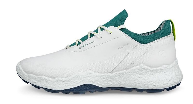Ecco Biom H5 scarpe da golf uomo, white/baygreen