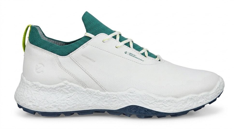 Ecco Biom H5 scarpe da golf uomo, white/baygreen