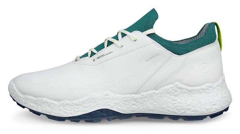 Ecco Biom H5 scarpe da golf uomo, white/baygreen