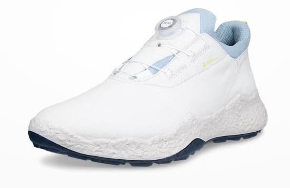 Ecco Ecco Biom H5 BOA scarpe da golf uomo, bianco/blu polveroso
