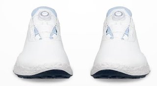 Ecco Ecco Biom H5 BOA scarpe da golf uomo, bianco/blu polveroso