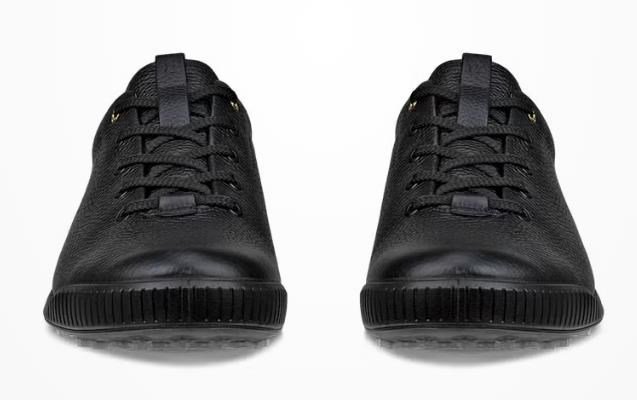 Ecco Golf Street Retro scarpe da golf uomo, nero