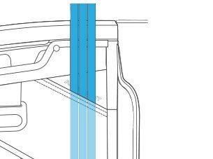 PING Pioneer 244 cart bag, heather sand/black