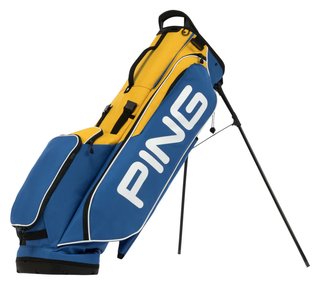 PING Hoofer Lite 231 Club Together stand bag, blu/giallo