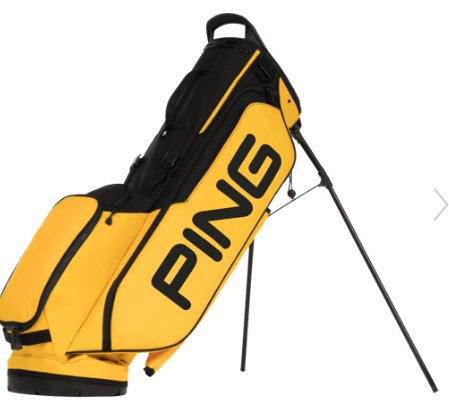 PING Hoofer Lite 231 Club Together stand bag, giallo/nero