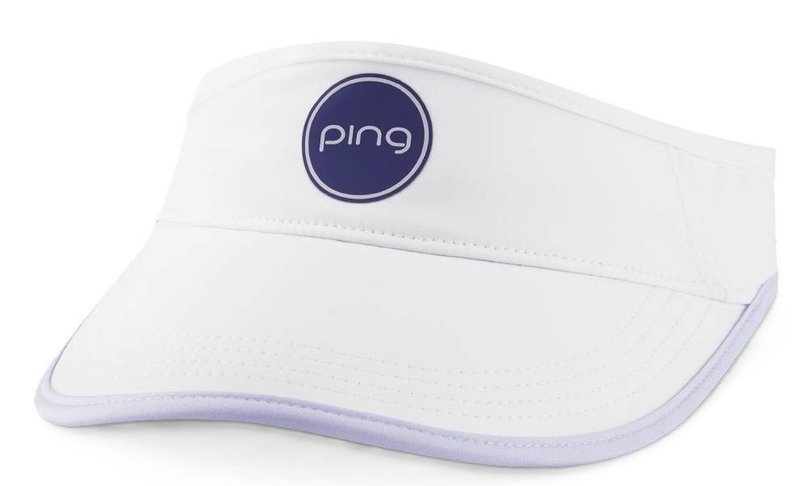 PING G Le4 visiera da donna, bianca