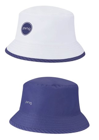 PING G Le4 cappello da sole reversibile da donna, bianco/prugna
