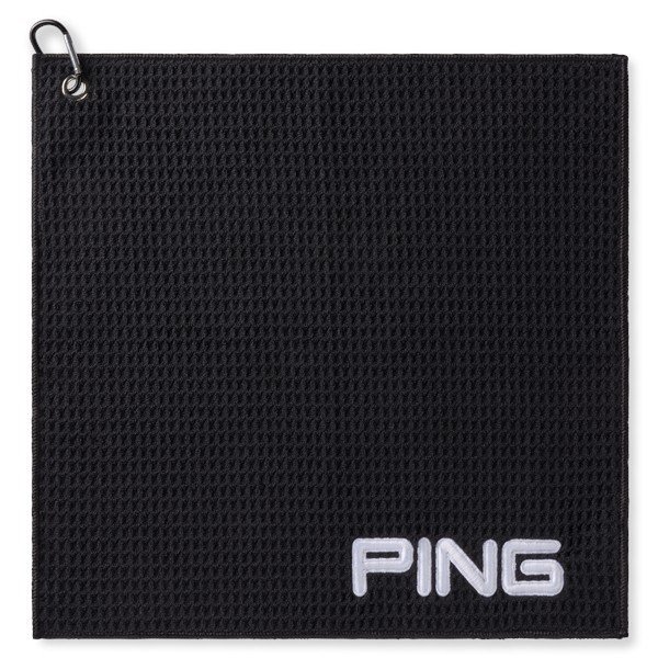 PING Golf Ping Clip asciugamano da golf, nero