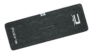 Cobra Snakeskin asciugamano da golf, nero snakeskin