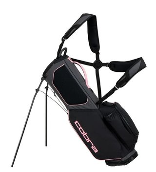 Cobra Ultralight 2 stand bag, nero/oro rosa