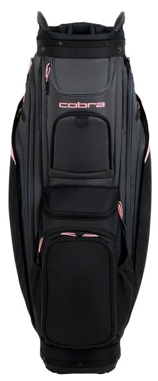 Cobra Ultralight 2 cart bag, nero/oro rosa