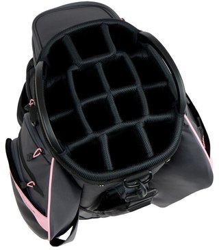 Cobra Ultralight 2 cart bag, nero/oro rosa