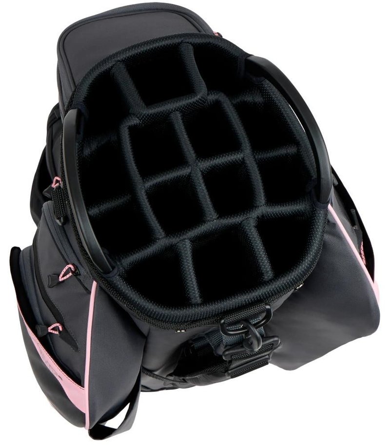 Cobra Ultralight 2 cart bag, nero/oro rosa
