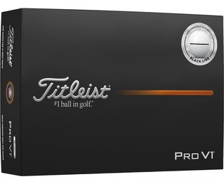 Titleist Pro V1 2025 palline da golf, Performance Alignment BLACK