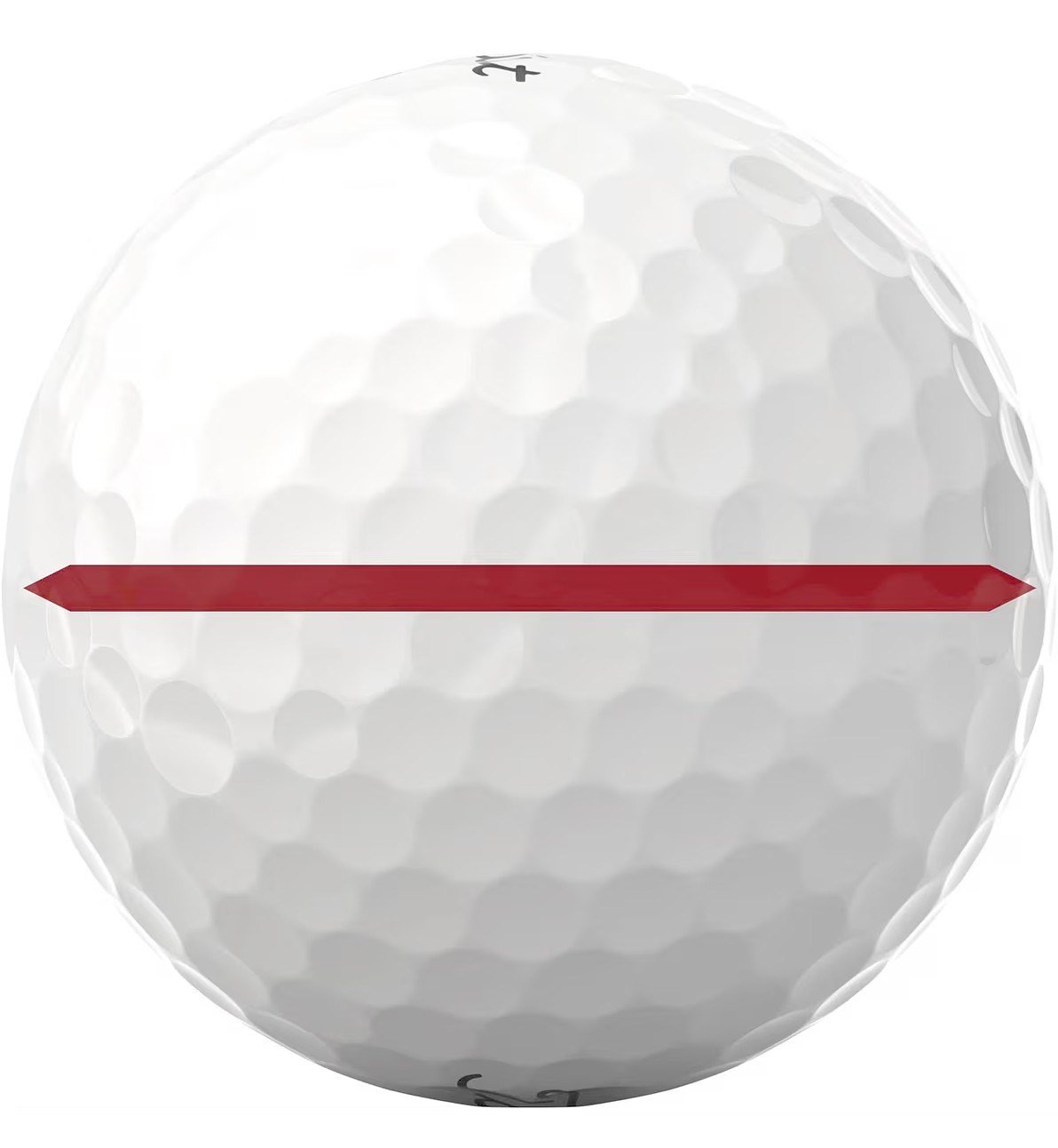 Titleist Pro V1 2025 palline da golf (12 palline), Performance Alignment RED