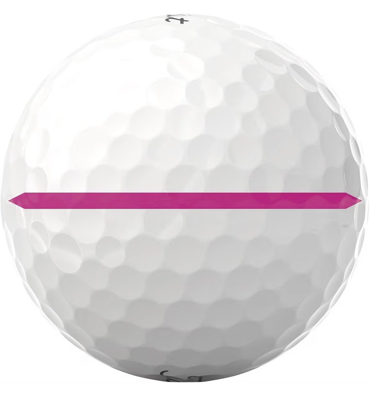 Titleist Pro V1 2025 palline da golf, Performance Alignment Pink