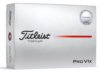 Titleist Pro V1x 2025 palline da golf, Performance Alignment Blue