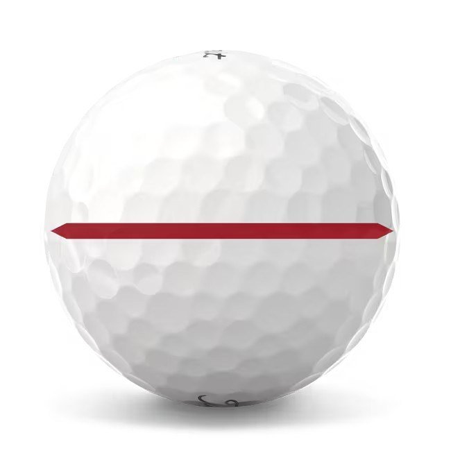 Titleist Pro V1x 2025 palline da golf, Performance Alignment RED