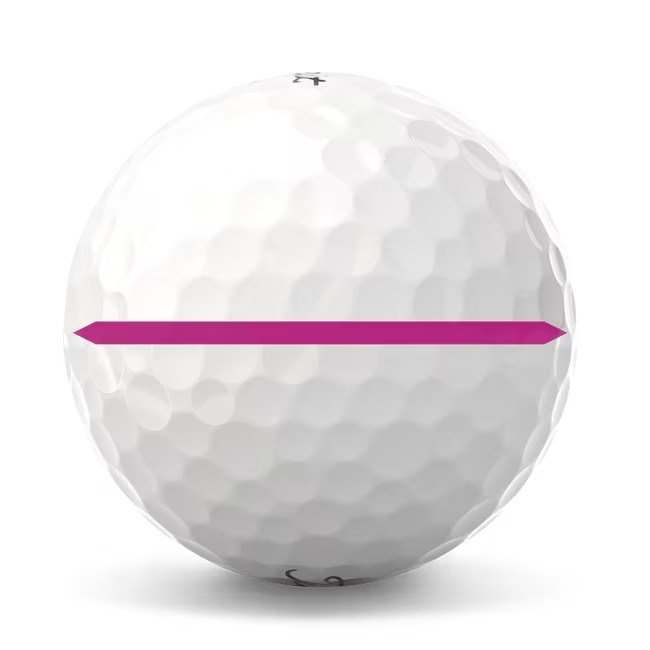 Titleist Pro V1x 2025 palline da golf, Performance Alignment Pink
