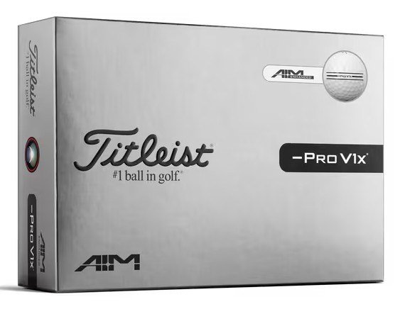 Titleist Pro V1x Left Dash AIM Enhanced palline da golf 2026