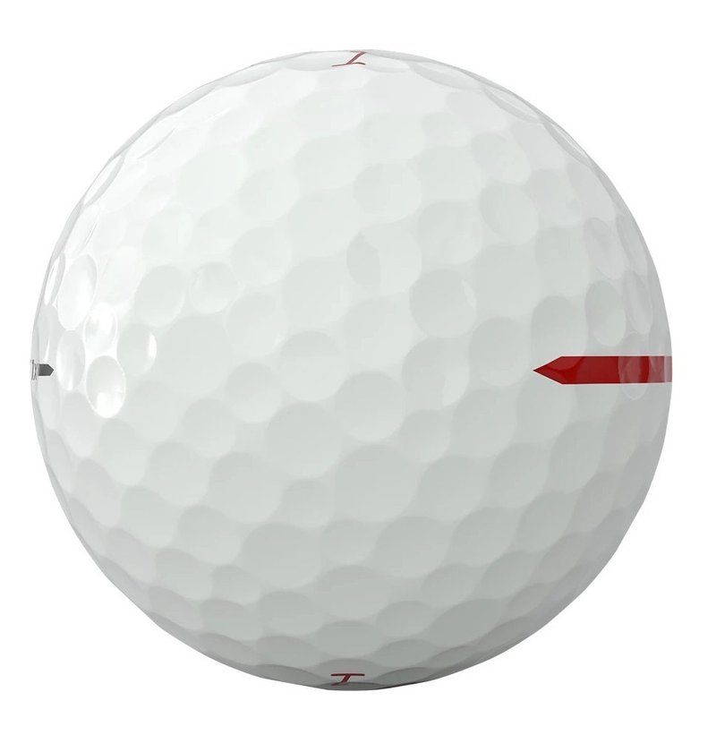 Titleist Pro V1x Left Dash Performance Alignment RED palline da golf