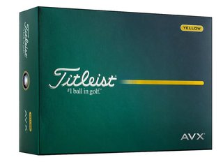 Titleist AVX palline da golf 2026, gialle