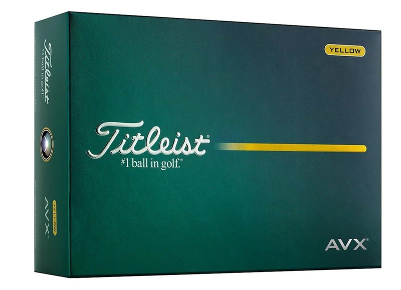 Titleist AVX palline da golf 2026, gialle