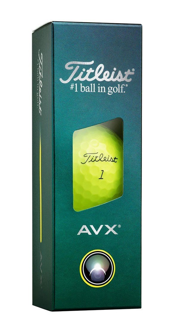 Titleist AVX palline da golf 2026, gialle