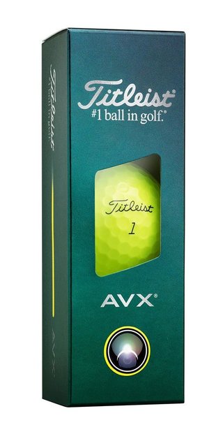 Titleist AVX palline da golf 2026, gialle