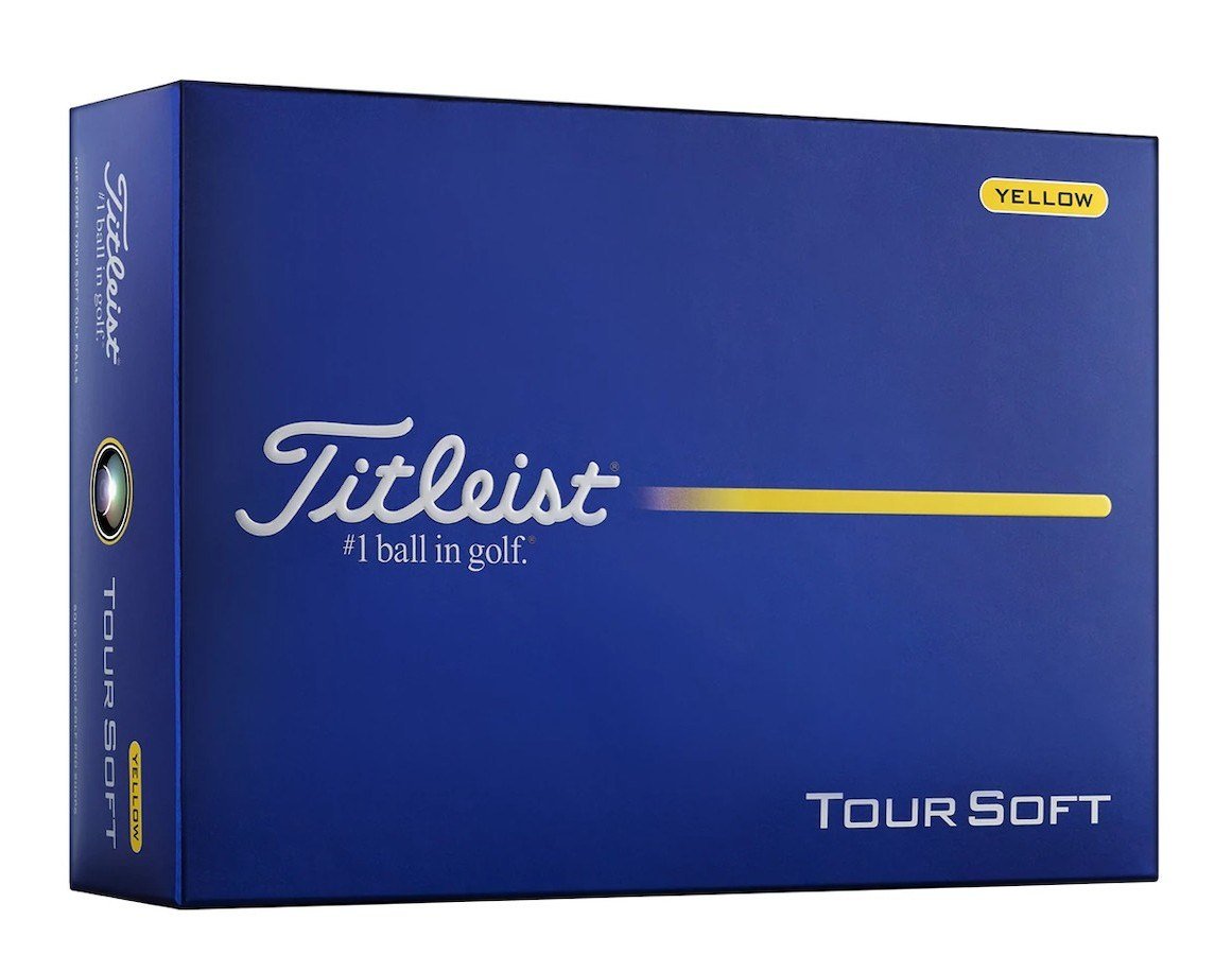 Titleist Tour Soft palline da golf 2026, gialle