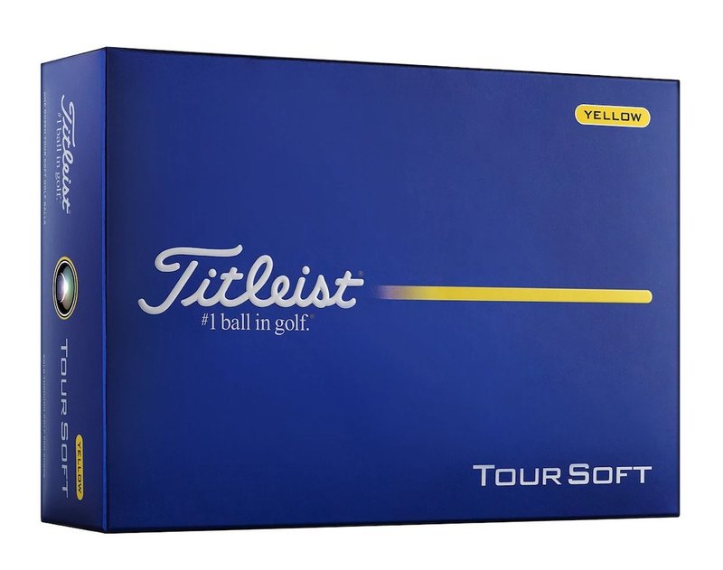 Titleist Tour Soft palline da golf 2026, gialle