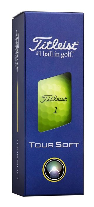 Titleist Tour Soft palline da golf 2026, gialle