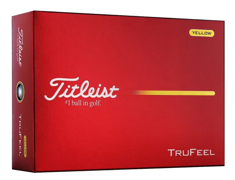 Titleist TruFeel palline da golf 2026, gialle