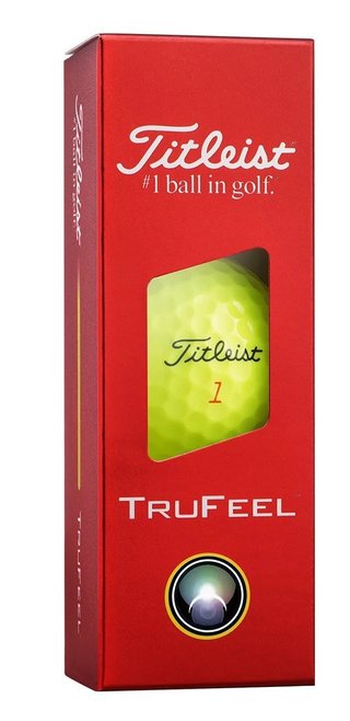 Titleist TruFeel palline da golf 2026, gialle