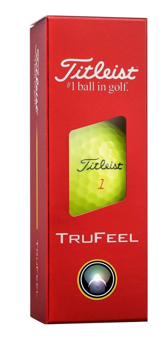 Titleist TruFeel palline da golf 2026, gialle