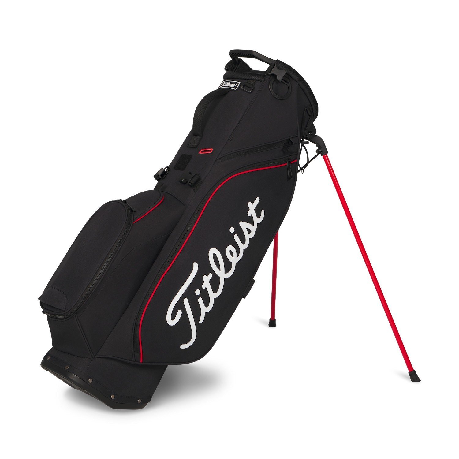 Titleist Players S4 stand bag, nero/rosso/bianco