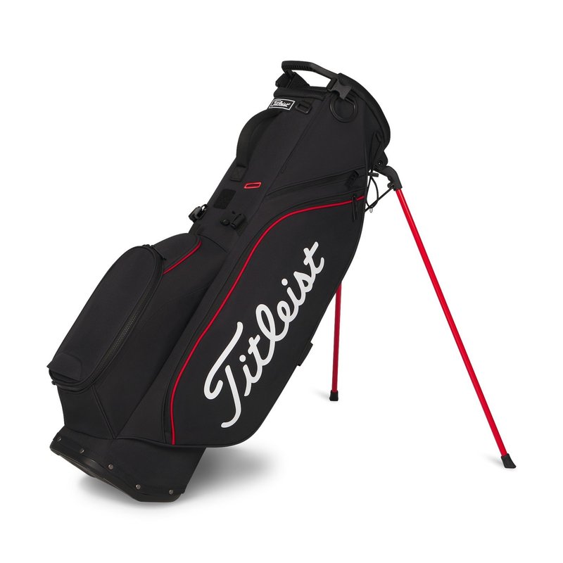 Titleist Players S4 stand bag, nero/rosso/bianco