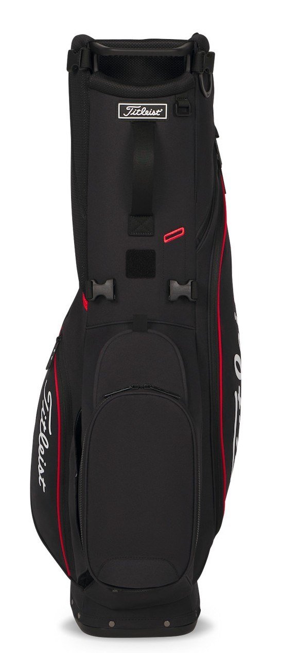 Titleist Players S4 stand bag, nero/rosso/bianco