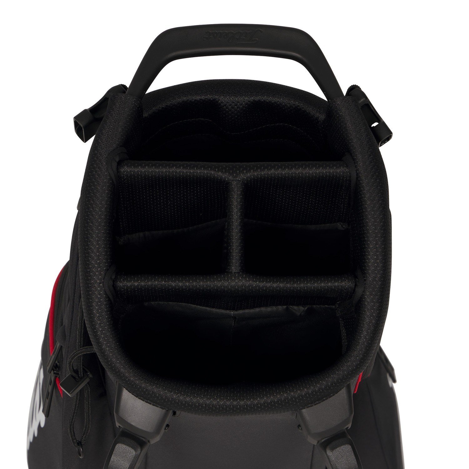Titleist Players S4 stand bag, nero/rosso/bianco