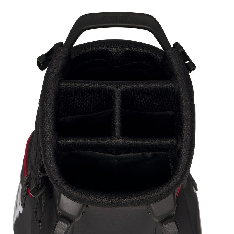 Titleist Players S4 stand bag, nero/rosso/bianco