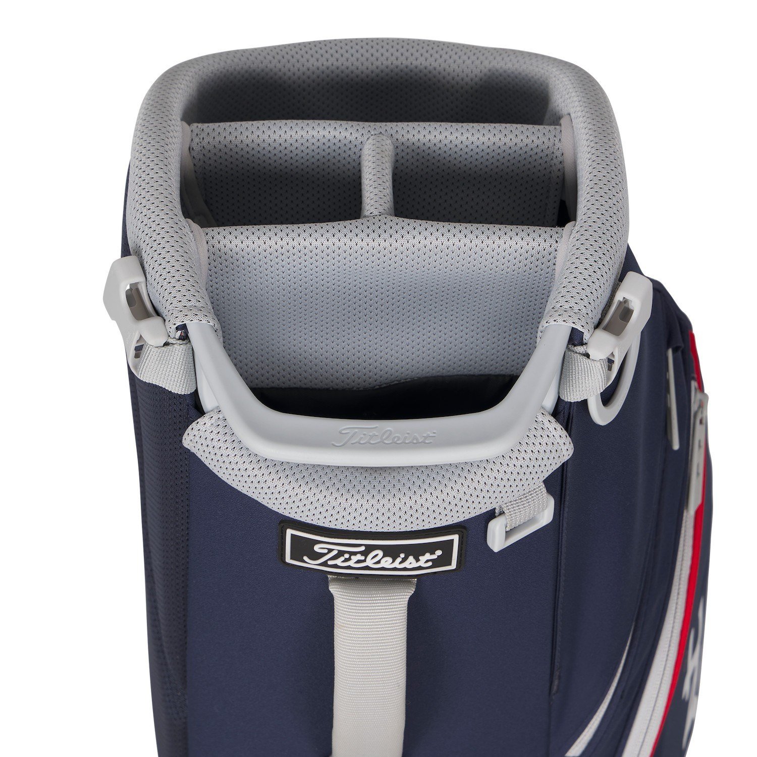 Titleist Players S4 stand bag, navy/rosso/bianco