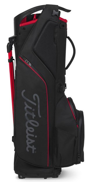 Titleist Hybrid 14 StaDry stand bag, nero/nero/rosso