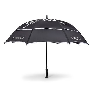 Titleist Tour Double Canopy ombrello, nero/bianco