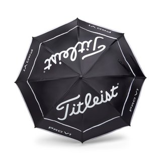Titleist Tour Double Canopy ombrello, nero/bianco