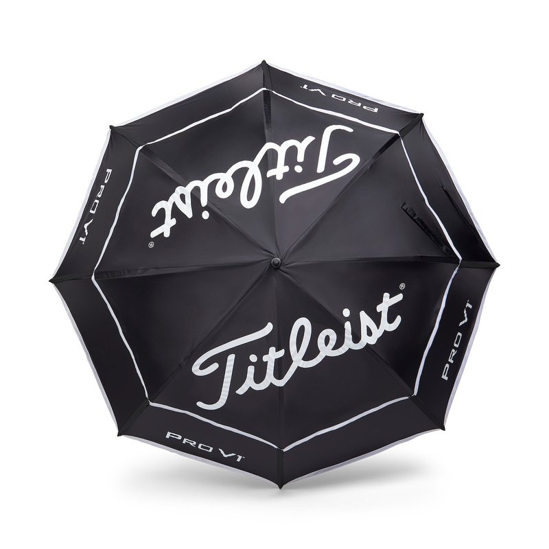 Titleist Tour Double Canopy ombrello, nero/bianco