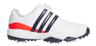 Adidas Tour360 24 Boa junior scarpe da golf, bianche