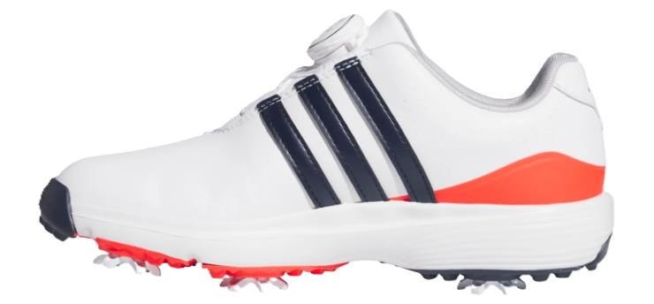 Adidas Tour360 24 Boa junior scarpe da golf, bianche