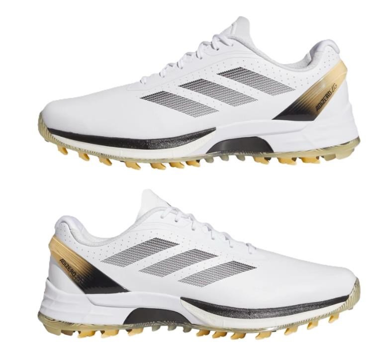 Adidas Adizero ZG Spikeless scarpe da golf uomo, bianco/grigio