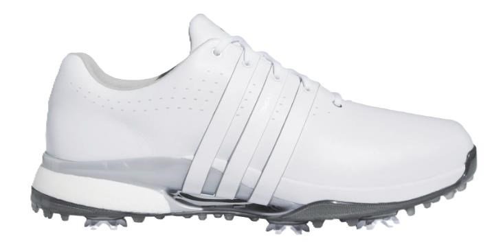 Adidas Tour360 24 Wide scarpe da golf uomo, bianco/argento